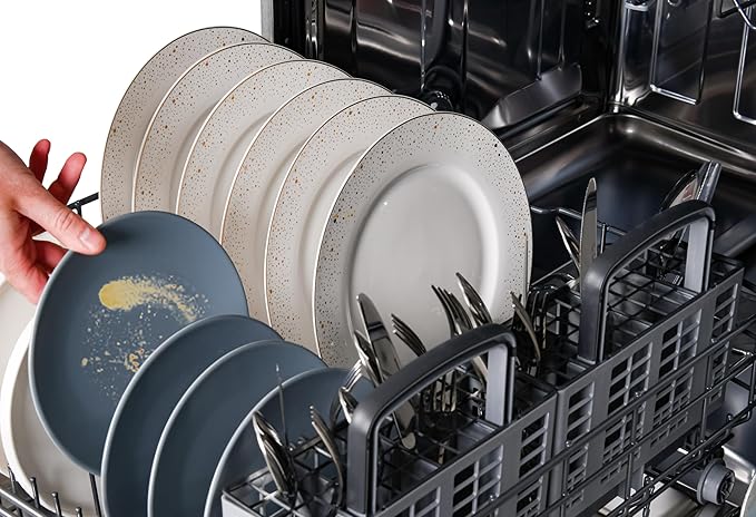 Kenmore 24" Built-in Stainless Steel Tub Dishwasher EasyFlex Third Rack, TurboDry, SmartWash & Reach-Thru Handle-15 Place Settings-45 DBA, Energy Star Certified, Fingerprint Resistant