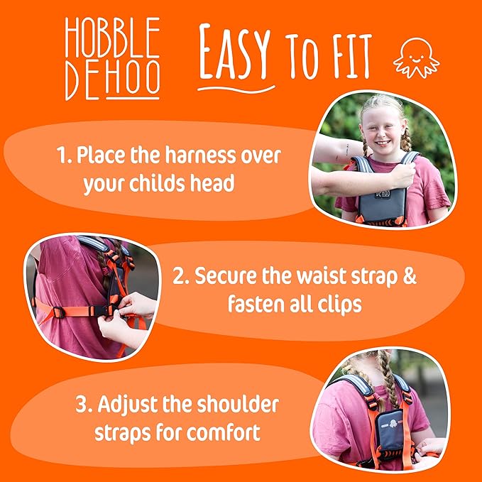 Hobbledehoo XL Child Harness, For Kids & Teenagers Aged 7+, Supporting Special Needs, Including Autism Safety Awareness