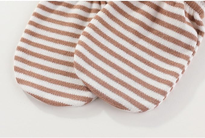 5 Pack Unisex New Born Boy Girls No Scratch Mittens Cotton Soft Baby Gloves Accessory 0-3 Months Infant Essentials