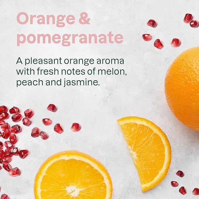 ATTITUDE 2-in-1 Shampoo and Body Wash for Baby, EWG Verified, Dermatologically Tested, Vegan, Orange and Pomegranate, 16 Fl Oz (Pack of 6)