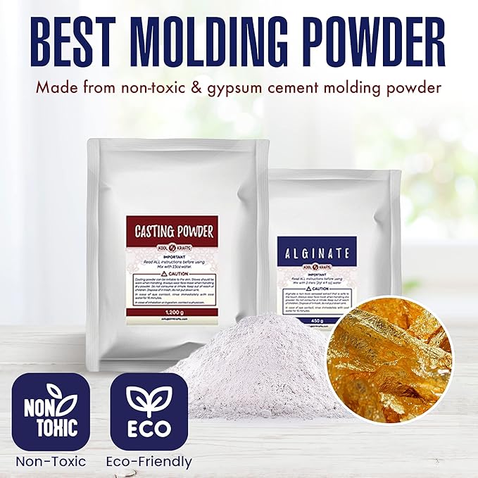 Hand Casting Kit for Couples, DIY Plaster Statue Molding Kit, Wooden Mahogany Base DIY Hand Mold Kit, Anniversary for Men, Women, Wedding Gift, Mother's Day Gifts for Wife, Valentine's Day Gift