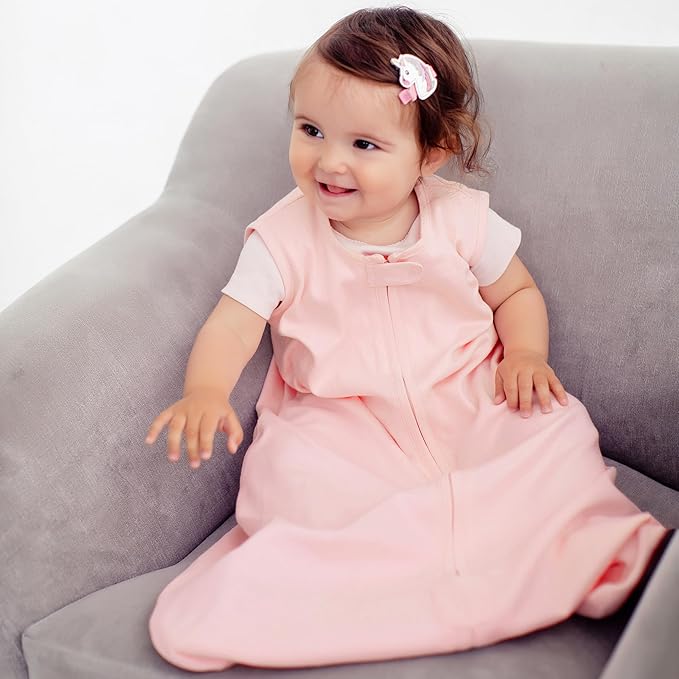 Mama Cheetah Baby Sleep Sack 0.5 TOG, Organic Cotton Baby Wearable Blanket, Swaddle Transition Baby Sleeping Bag, Boy Girl Newborn Infant, XXL (24-48 M)