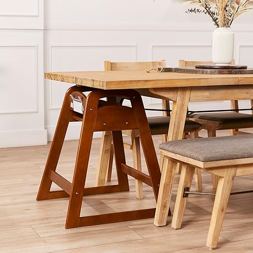 ECR4Kids ASATT Highchair, Toddler Chair, Dark Walnut