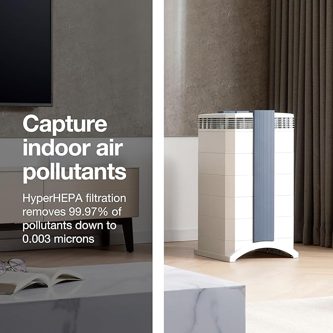 IQAir GC MultiGas XE Air Purifier – Smart MultiGas Filtration for Rooms up to 1125 sq ft - Chemicals, Odors, VOCs, and Particles, Swiss Made, WiFi Enabled
