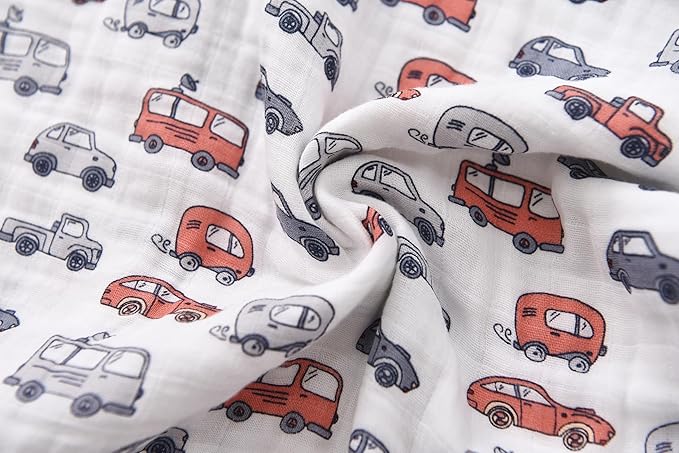 Baby Sleep Sack 2-4 T Baby Wearable Blanket 100% Organic Cotton 0.5 TOG Toddler Sleep Sacks 2- Way Zipper Soft Car 4 Layers 2T 3T 4T