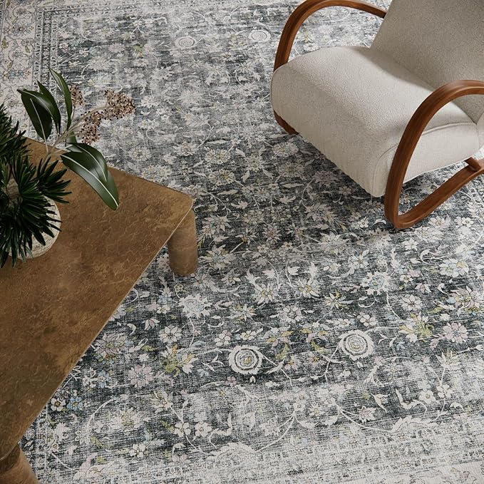 Runner Rug Washable Kitchen Runner: 2'x10' Hallway Runner Rugs Stain Resistant Non Slip Low Pile Soft Boho Carpet Runners for Hallways Bedroom Entryway Indoor Beside Bathroom Laundry Room