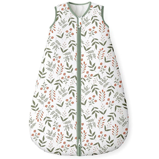 Yoofoss Baby Sleep Sack 12-18 Months, 1.5 Tog Baby Wearable Blanket with 2-Way Zipper, 100% Cotton Organic Fabric Winter Infant Sleeping Sack, Warm Soft Comfy