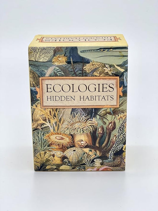 Ecologies: Hidden Habitats - Use Science to Build Food Webs in 7 Biomes - Beautiful Vintage Nature Art for The Classroom or Game Night