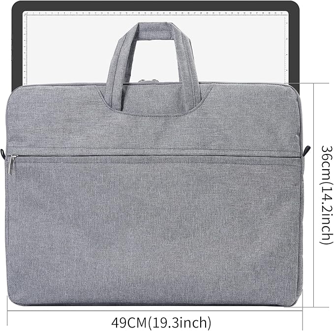 Elice Magnetic A3 Light Board with Bag for Diamond Painting, Tracing LED Light Box with Side Buttons, Super Bright Diamond Art Light Pad, Light Table for Drawing, Sketching, Weeding Vinyl - Black