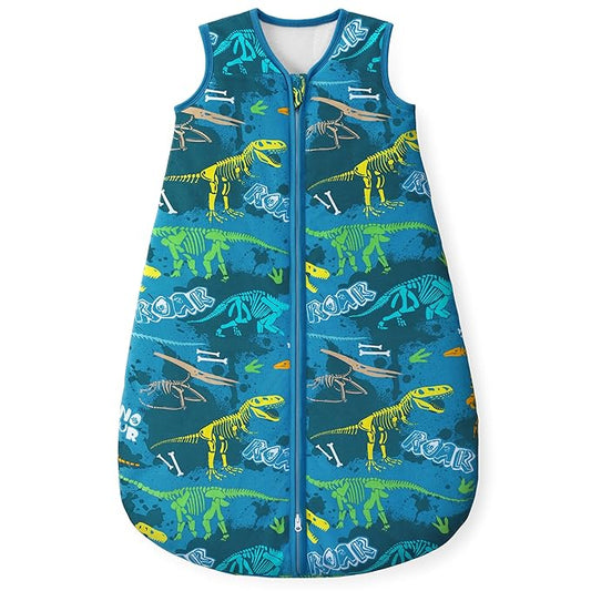 Yoofoss Baby Sleep Sack 6-12 Months, 1.5 Tog Baby Wearable Blanket with 2-Way Zipper, 100% Cotton Organic Fabric Winter Infant Sleeping Sack, Warm Soft Comfy