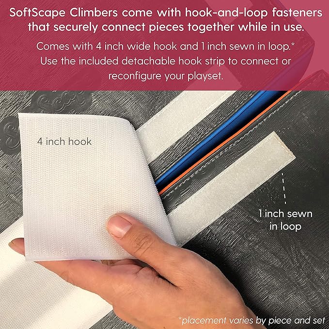 Factory Direct Partners 11618-GYLG SoftScape Toddler Playtime Climber, Indoor Active Play Structure (3-Piece Set) - Gray/Light Gray