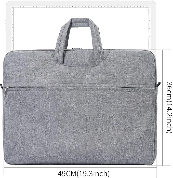 Elice Magnetic A3 Light Board with Bag for Diamond Painting, Tracing LED Light Box with Side Buttons, Super Bright Diamond Art Light Pad, Light Table for Drawing, Sketching, Weeding Vinyl - White