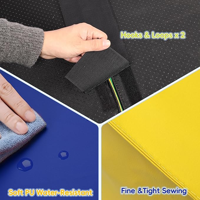 Soft Foam Climbing Blocks Set – Large 5-in-1 Soft Play Toys Crawling & Sliding Climbing Arch for Toddlers, Foam Playset for Nursery,Preschool (Classic American Color)