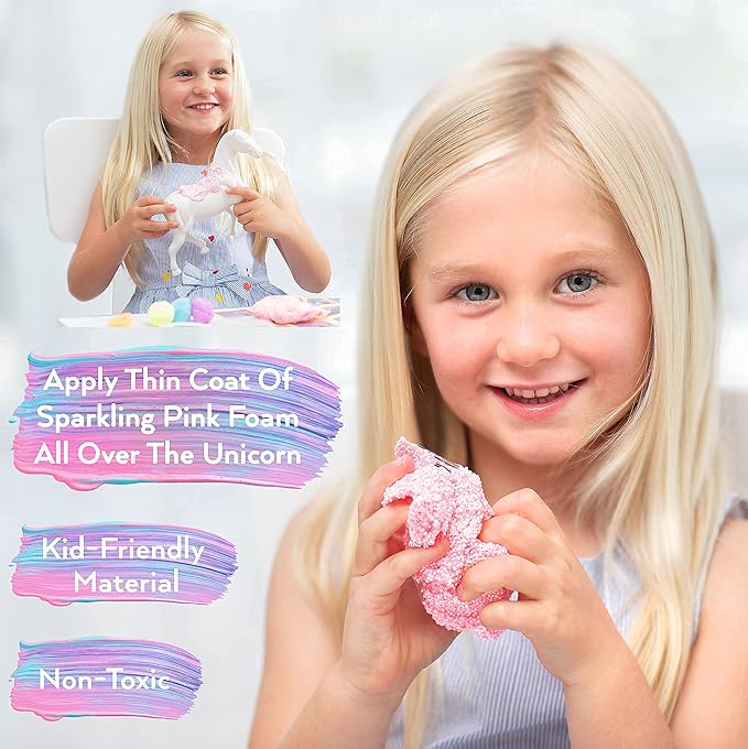 TOYLI Unicorn Modeling Art Kit - Unicorn Crafts for Kids 4-6