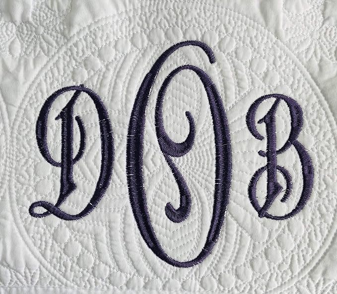 Personalized Baby Blanket Baby Quilt Monogrammed Blankets for Boys and Girls Embroidered Baby Gifts Monogram