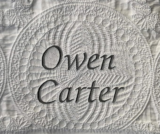 Personalized Baby Blanket Baby Quilt Monogrammed Blankets for Boys and Girls Embroidered Baby Gifts Full Name